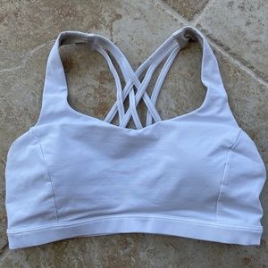 Lululemon Free to Serene Sports bra (White) - Size 10